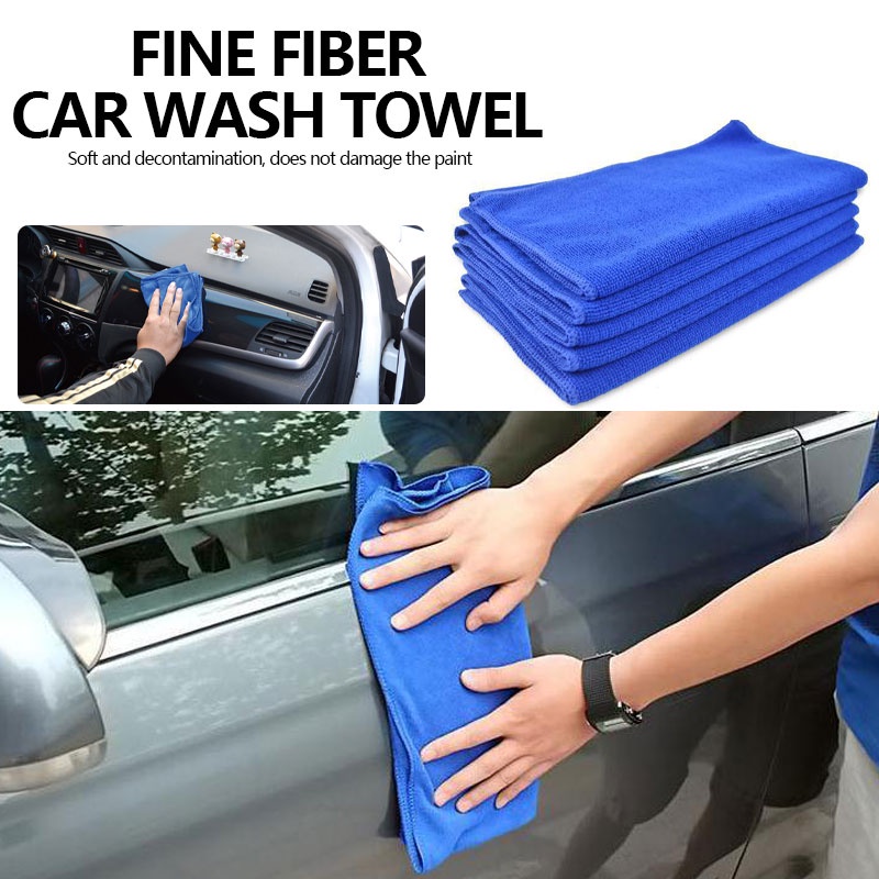 Car Coral Fleece Auto Wiping Rags Efficient Super Absorbent Microfiber ...