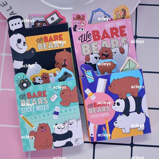 Bears 6 in 1 Sticky Notes Set | Shopee Philippines