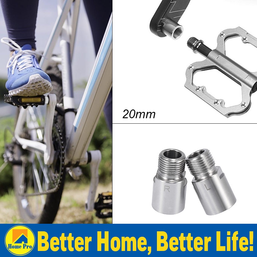 20mm Pedal-Extender Aus Chrom-Molybdän-Stahl - Für Mountainbikes, Rennräder Und Klappräder