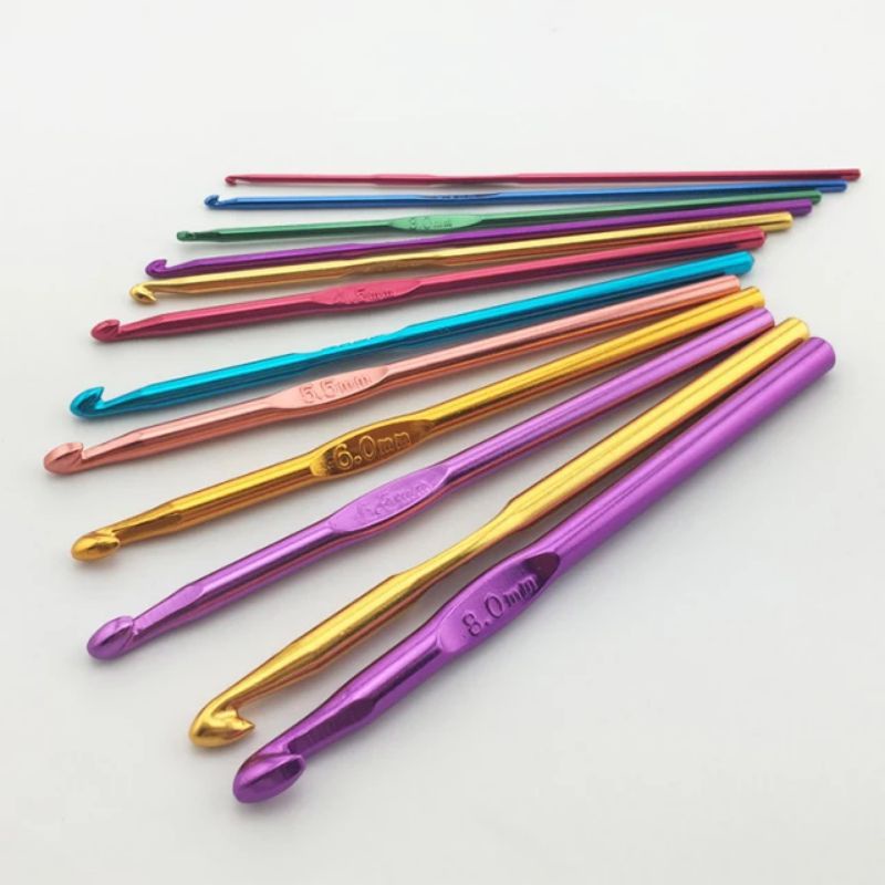 Crochet Aluminum Hook ( per piece ) | Shopee Philippines