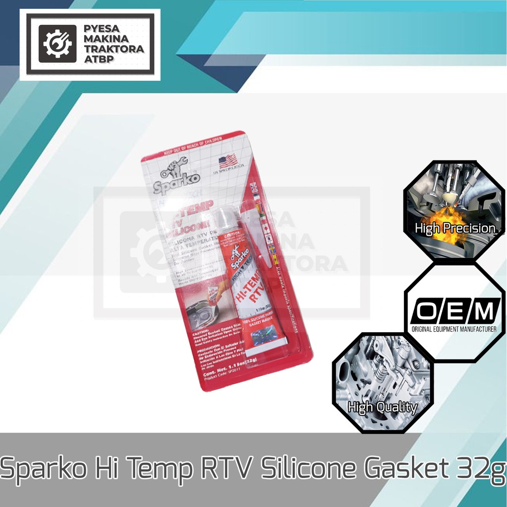 Sparko HI Temp RTV Silicone Gasket 32g | Shopee Philippines
