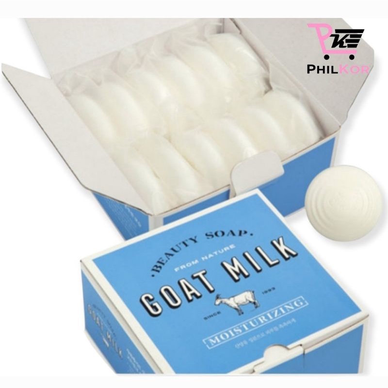 Aekyuang Shower Mate Goat Milk Moisturizing Bar Soap 90g Shopee