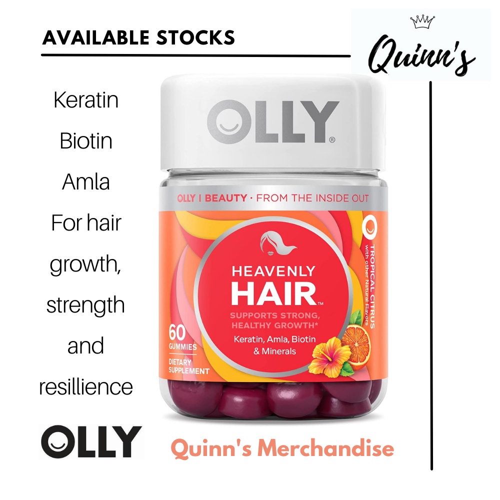 Olly Heavenly Hair Vitamin Gummies 60 ct EXP 10/23 Shopee Philippines