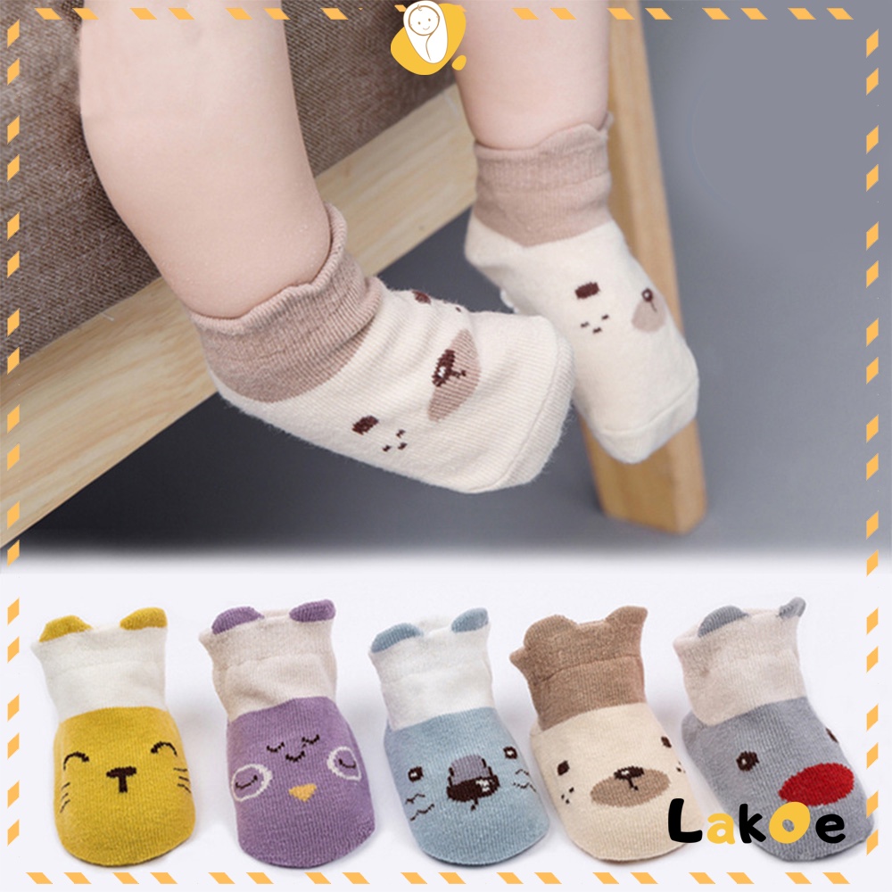 Lakoe Pure cotton baby socks anti slip kid short socks | Shopee Philippines