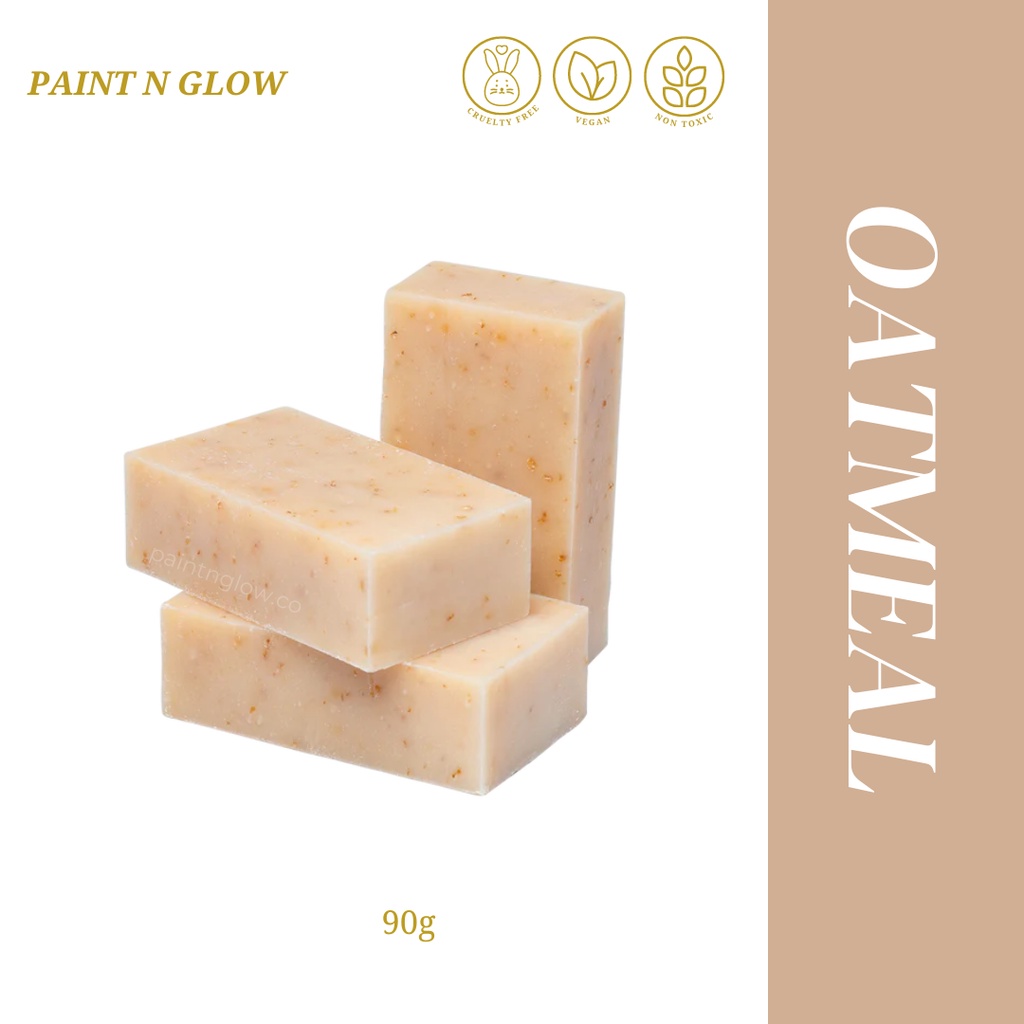 Kagayaku Soap with Oatmeal 90g (Acne Treatment, Calming Soap