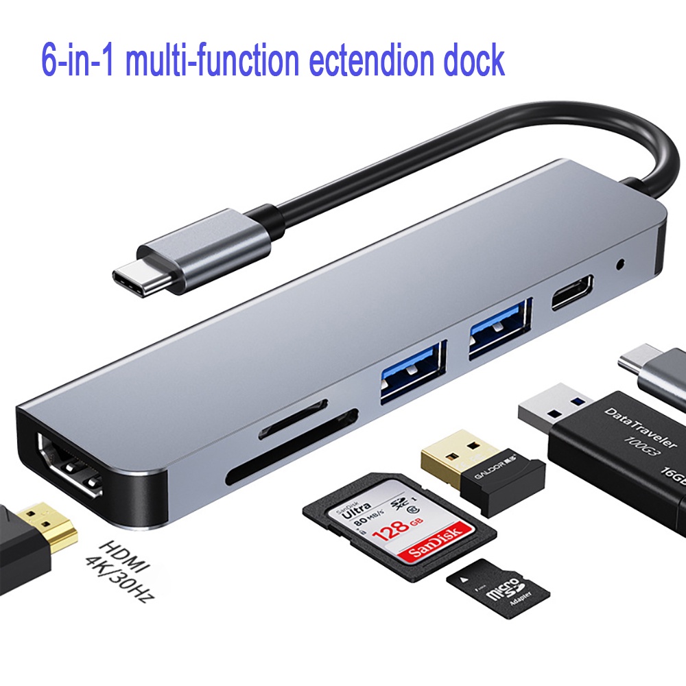 in1 USB-C HUB Card Reader Multi-function Extension Dock