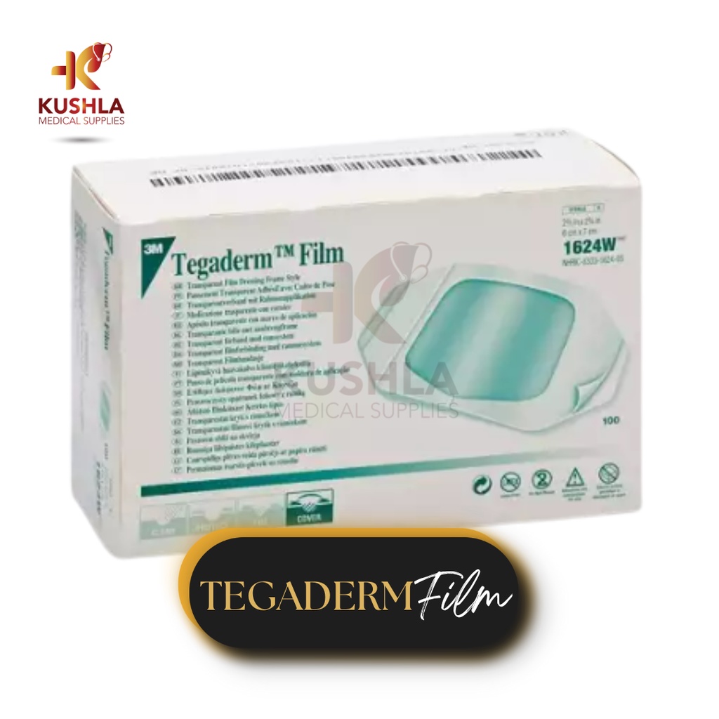 3M Transparent Tegaderm Film Dressing (sizes 2 3/8 X 2 3/4inh and 4 in