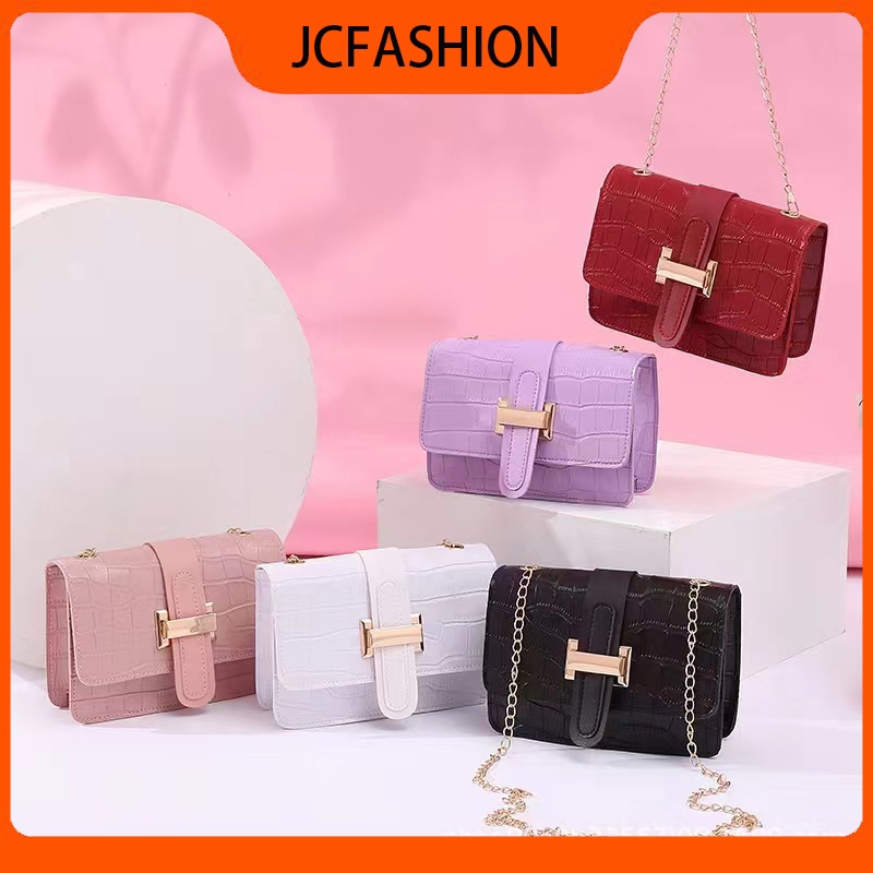 JC Bags Korean Mini square bag Fashion Shouder Bag Sling Bag Shopee