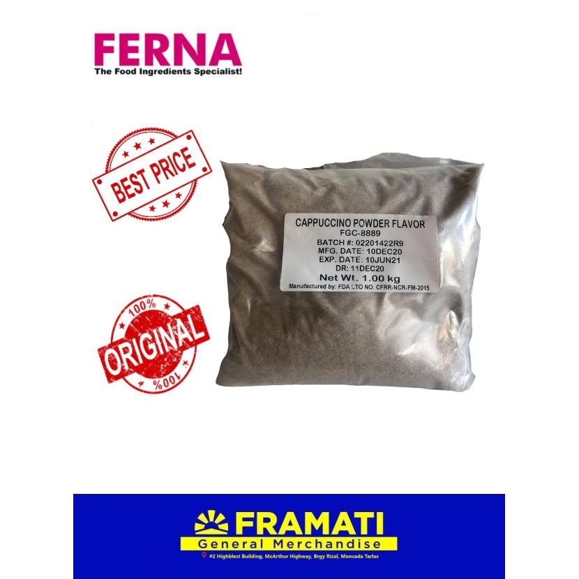 PRIMERA Shake Powder CAPPUCINO 1kg (milk tea, frap, shake) | Shopee ...