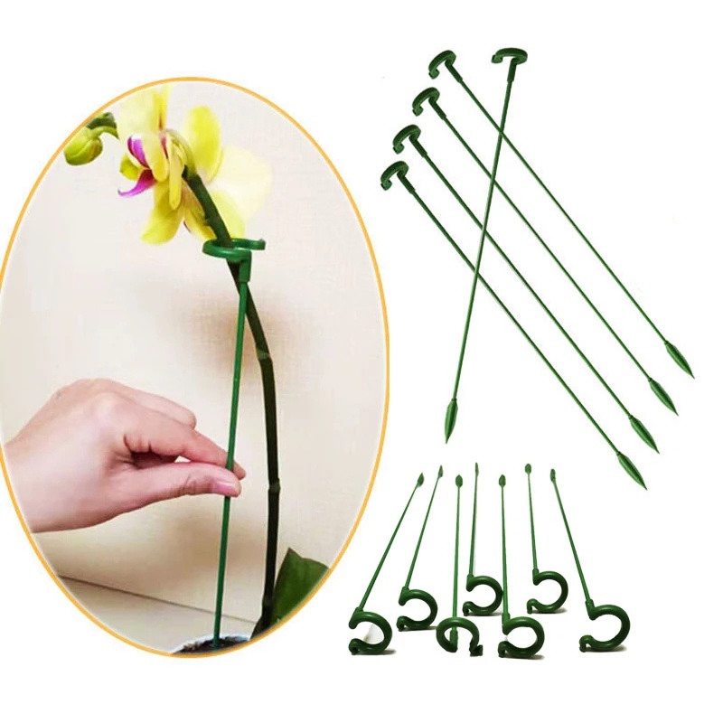 Potted Flower Shape Support Rod Fixed Anti-lodging Leaf Guard Flower ...
