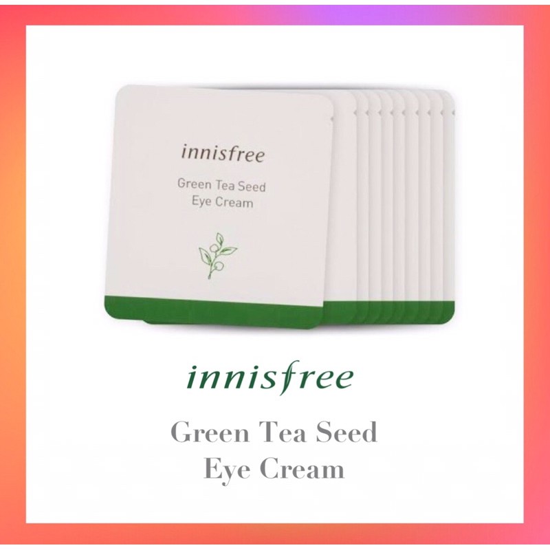 Innisfree Sample Green Tea Seed Eye Cream 1ml | Shopee Philippines