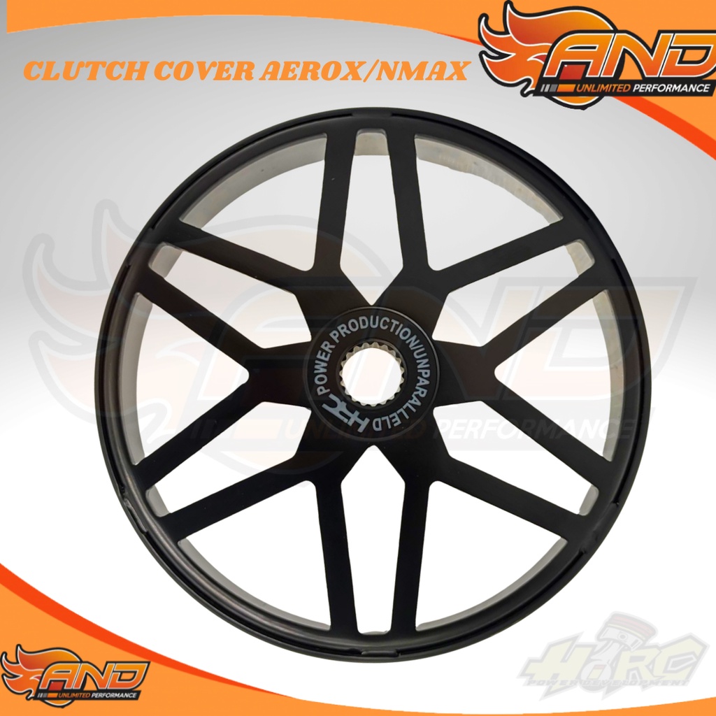 HIRC MOTORCYCLE CLUTCH COVER GROOVEDBELL FOR NMAX/AEROX/CLICK/PCX/BEAT/MIO/MIO125 Shopee
