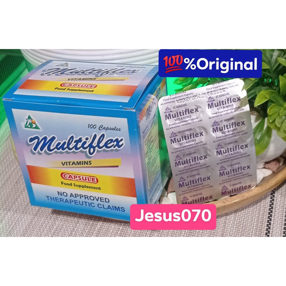 Multiflex MultiVitamins 100 Capsules FDA 79406 Shopee Philippines
