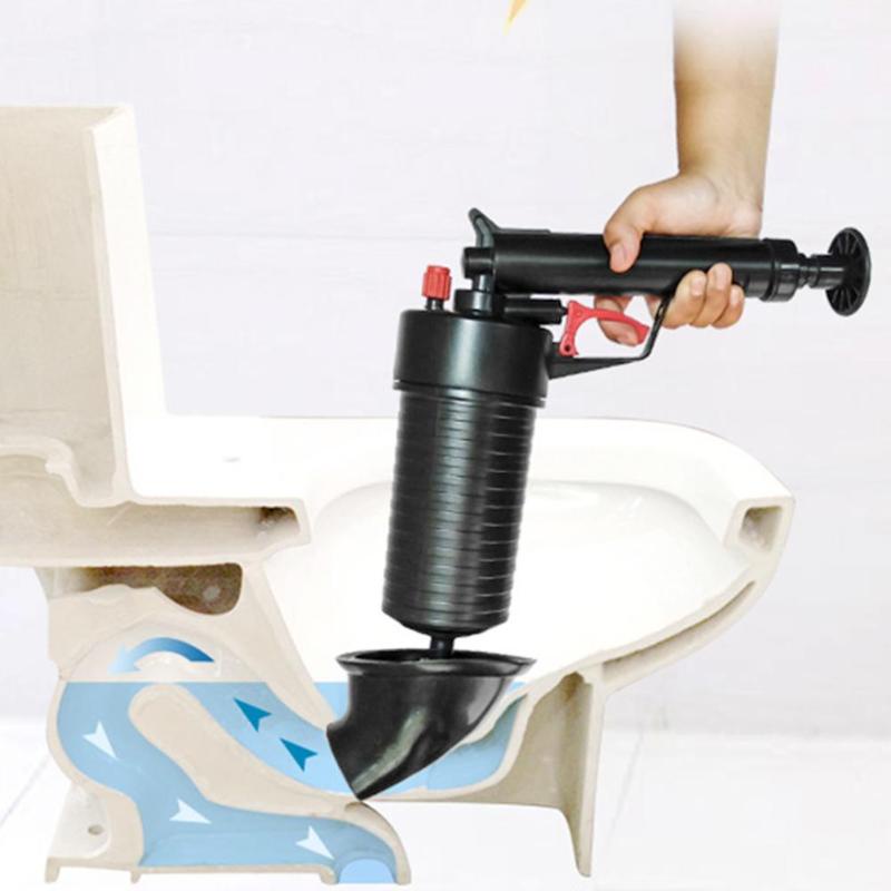 Air Power Drain Blaster Gun Toilet Dredge Plug Air Power Pump Bathroom