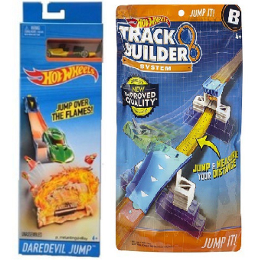 Hotwheels Mega Jump Track Set Daredevil And Track Builder