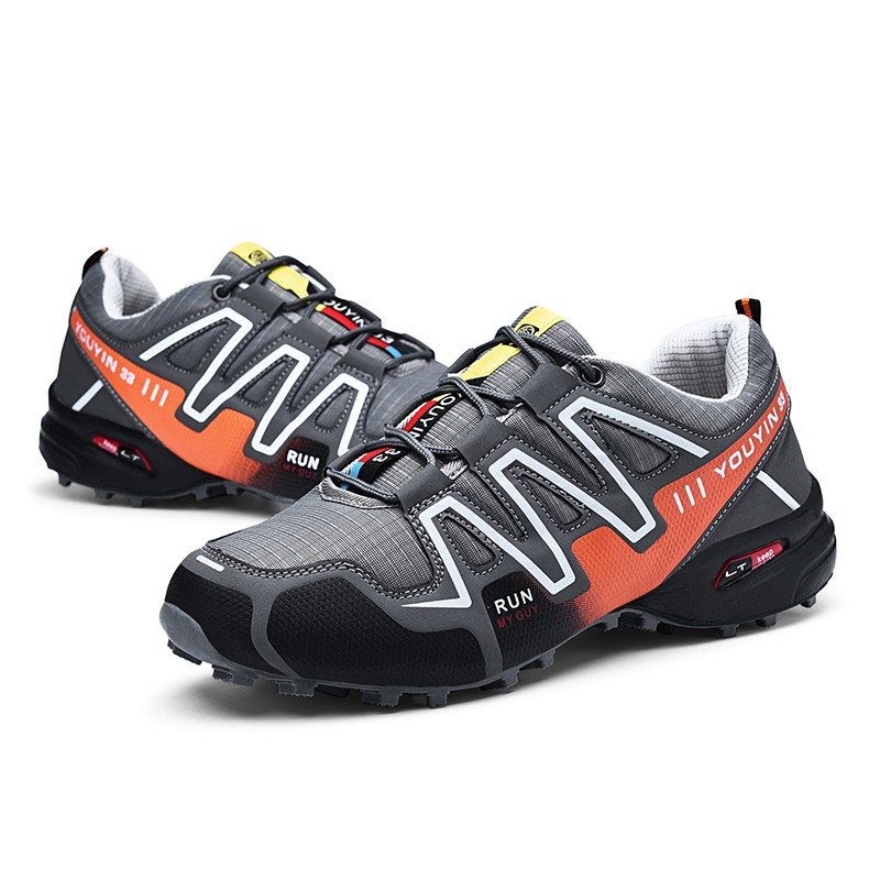 Ready Stock Cross border cycling shoes men sneakers Solomon Lightweight Non slip Hiking shoes Outdoor mountain bike shoes Trekking shoes Shopee Philippines