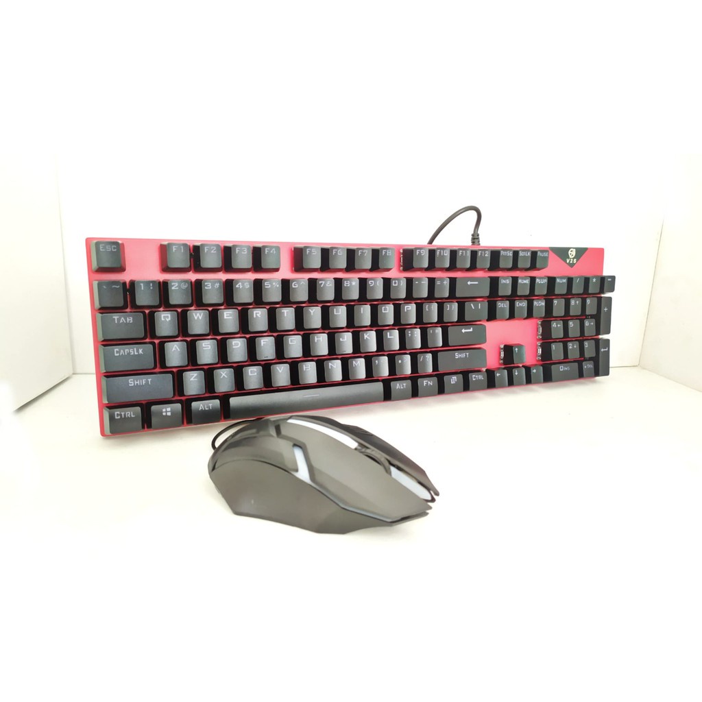 V2S KM300 Mechanical Keyboard And Mouse Universal Bundle Set Shopee