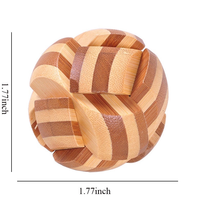 Educational Toy Funny Leisure Unlocking Blocks Interlocked Kongming Lock Adults Game 3D Burr Puzzle Kids Brain Teaser Wooden Toy Luban Lock