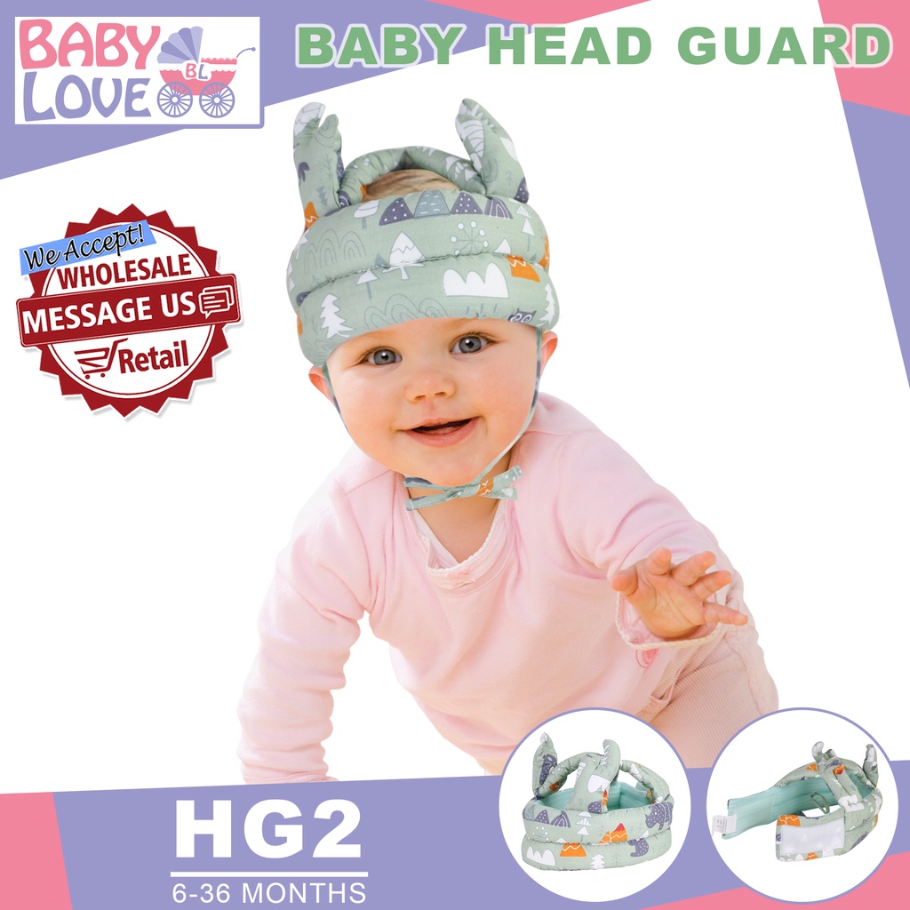 Baby Love HG2 Baby Head Guard Walk Toddler Infants No Bumps Safety Cap Hat Head Protector Helmet