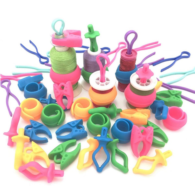 25pcs Multifunctional Bobbin Clamp Combination Sewing Thread Spool ...