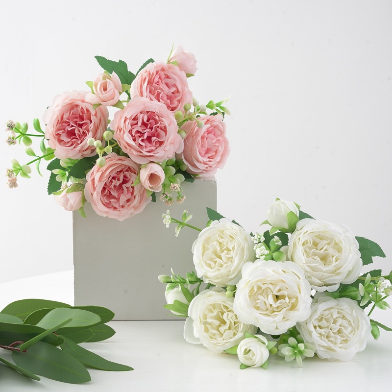 9-heads-bunch-artificial-silk-rose-peony-flowers-bride-flower-for