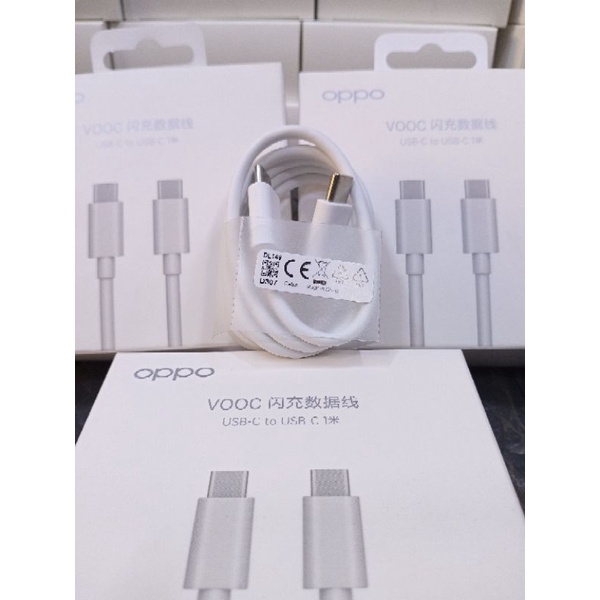 ORIGINAL Cable USBC OPPO Super VOOC fast charging data cable Shopee