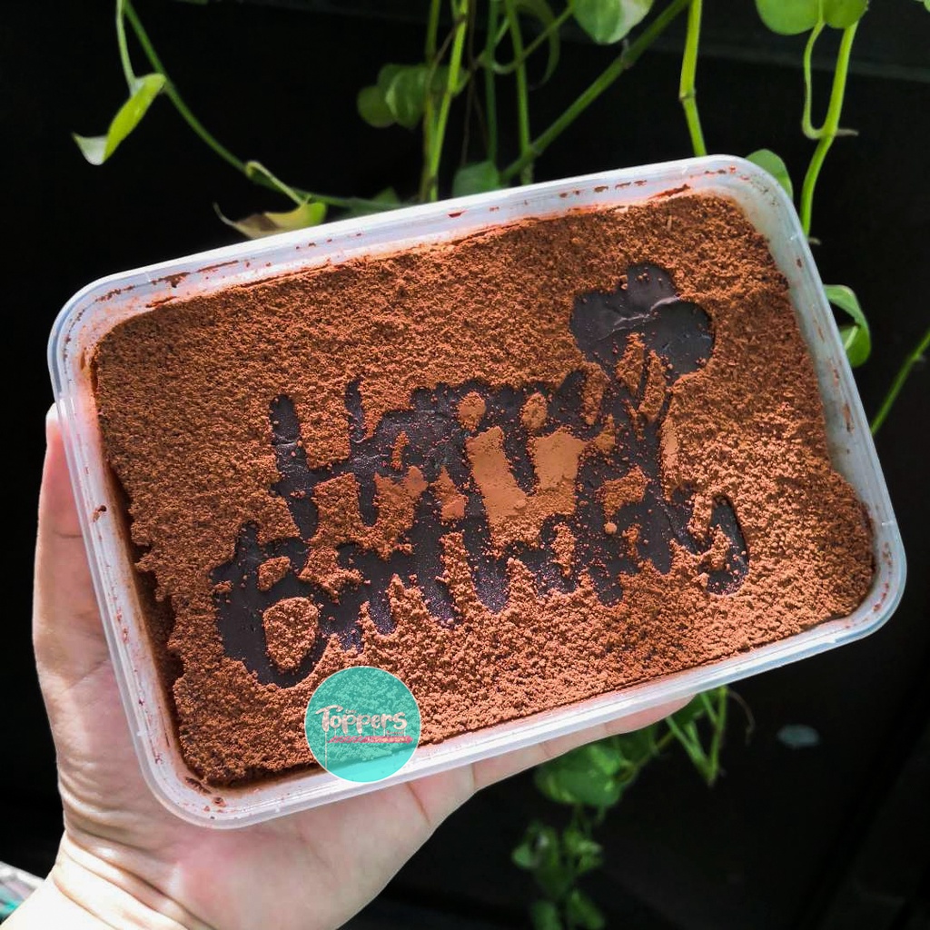 Happy Birthday Cake Dusting Stencils Shopee Philippines