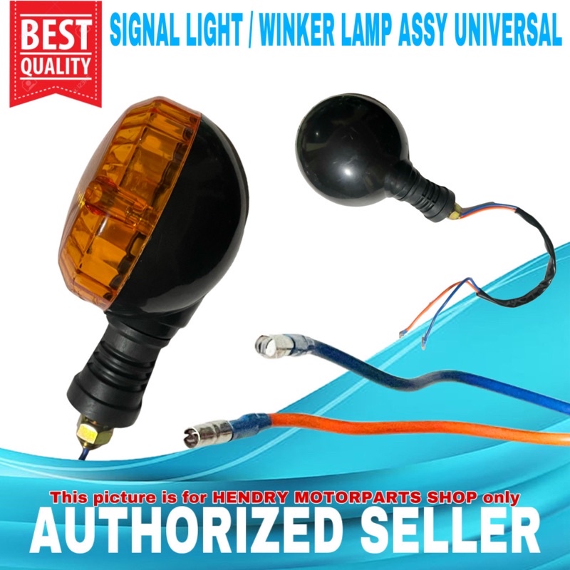 (2PCS ) SIGNAL LIGHT / WINKER LAMP UNIVERSAL FOR MOTORCYCLES | Shopee ...