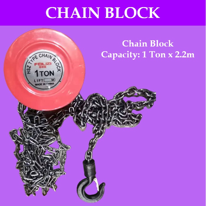Lever Block Chain Block 1T Manual Lifting Chain Block Chain Chain Hoist Shopee Philippines