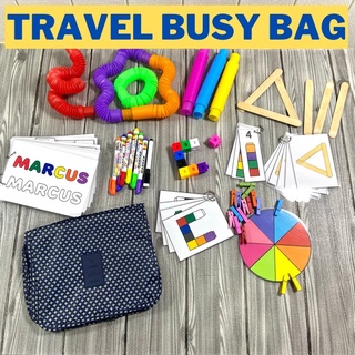 Travel Kit Bag Activities for Kids Children Busy Books Bag Shopee Philippines