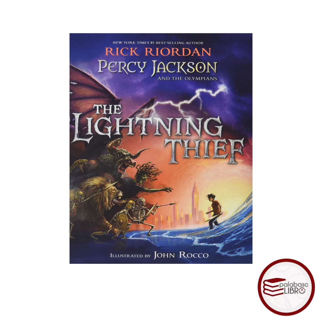 Percy Jackson And The Olympians The Lightning Thief Illustrated Edition By Rick Riordan Shopee 4440