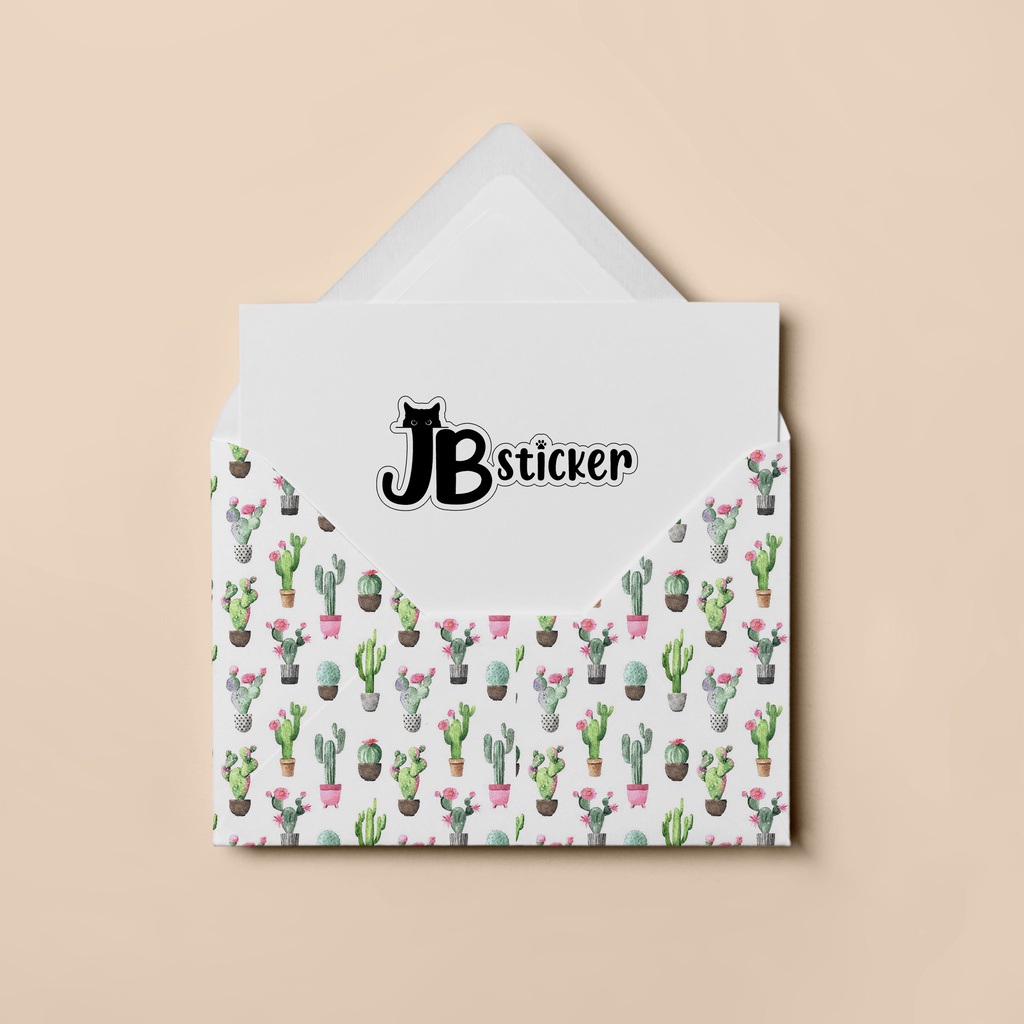 Cactus Mini Envelope 3x4.5inch, Toploader Envelope, Card Envelope, Gift