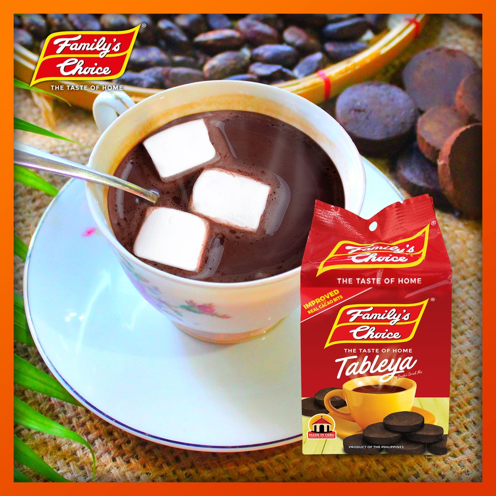 Family's Choice Premium Tableya Tablia Tablea Native Chocolate 1 Doz 10 ...