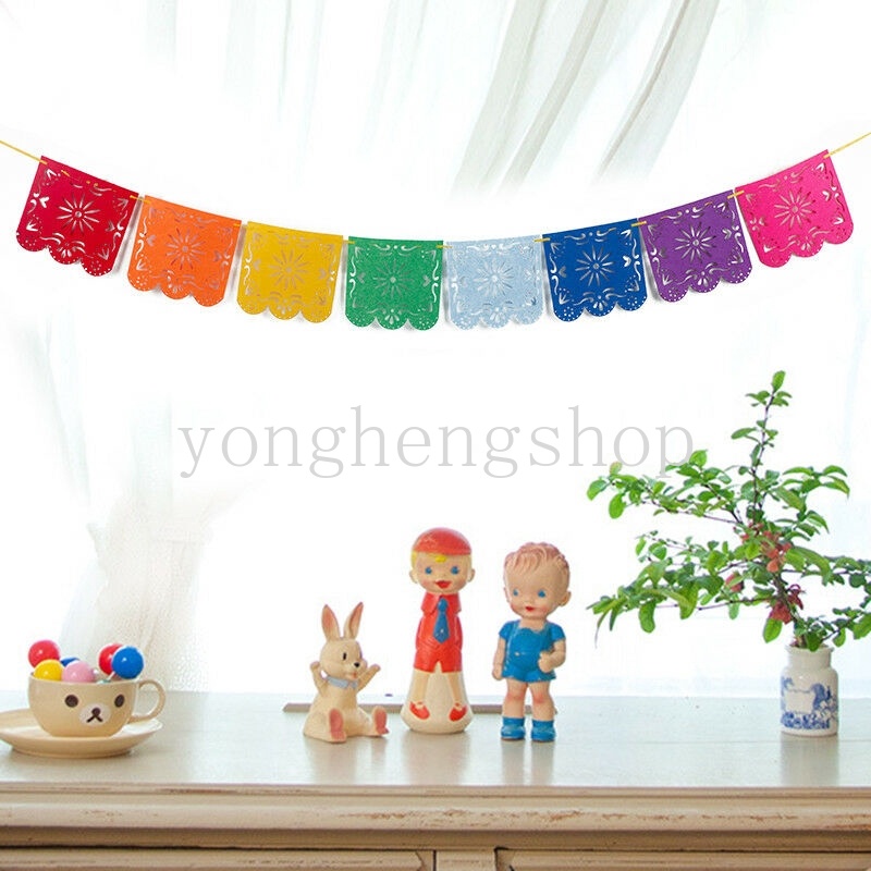 Pinata Mexican Party Banner Picado Flag Wedding Kid Birthday New Year ...