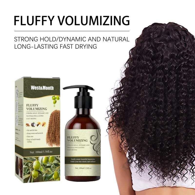 Olive Oil Curly Hair Elastin Moisturizing Hair Curl Enhancer Quickacting Anti Frizz Restore