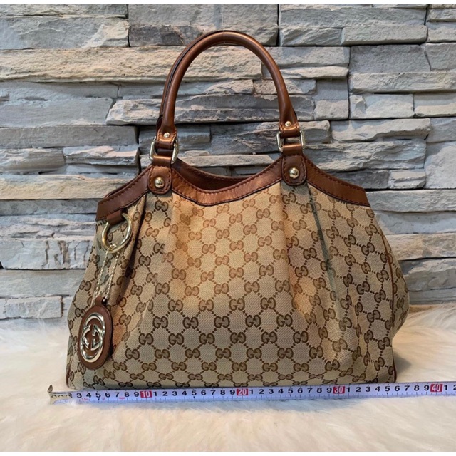 Gucci GG Sukey Tote Bag Medium brown