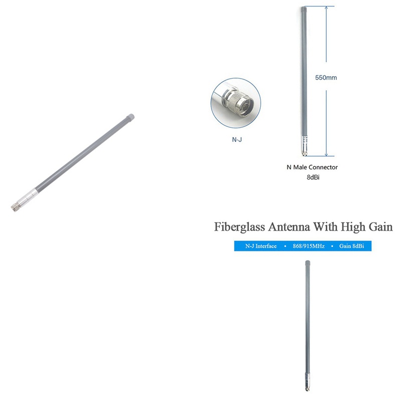 ☊♀Outdoor Lora Helium Miner WIFI Antenna N J Connector High Gain 8Dbi