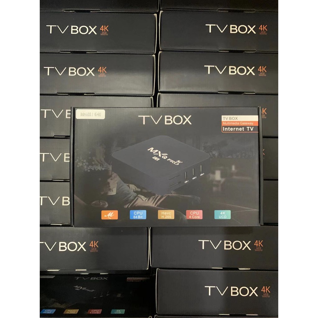 MX Q PRO 4K 5G TV Box 2020 Latest Version Android 10.1 4G+32G Ultra HD