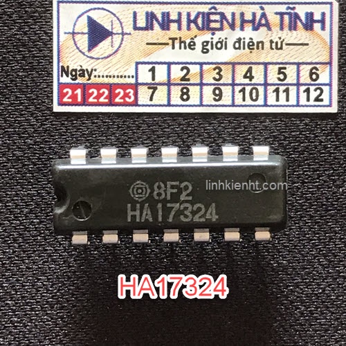 Signal Amplification IC HA17324 HA17324A 17324 DIP-14 Voltage max 32V ...