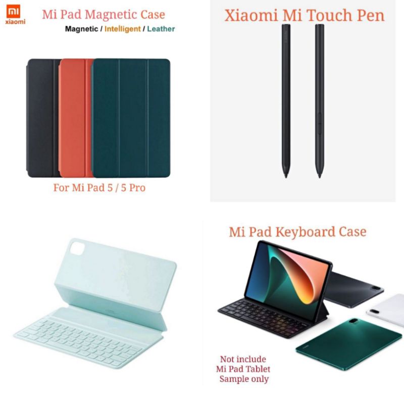 Xiaomi Mi Pad 5 / Pro / 12.4 Smart Touch Pen Stylus or Keyboard or Case Shopee