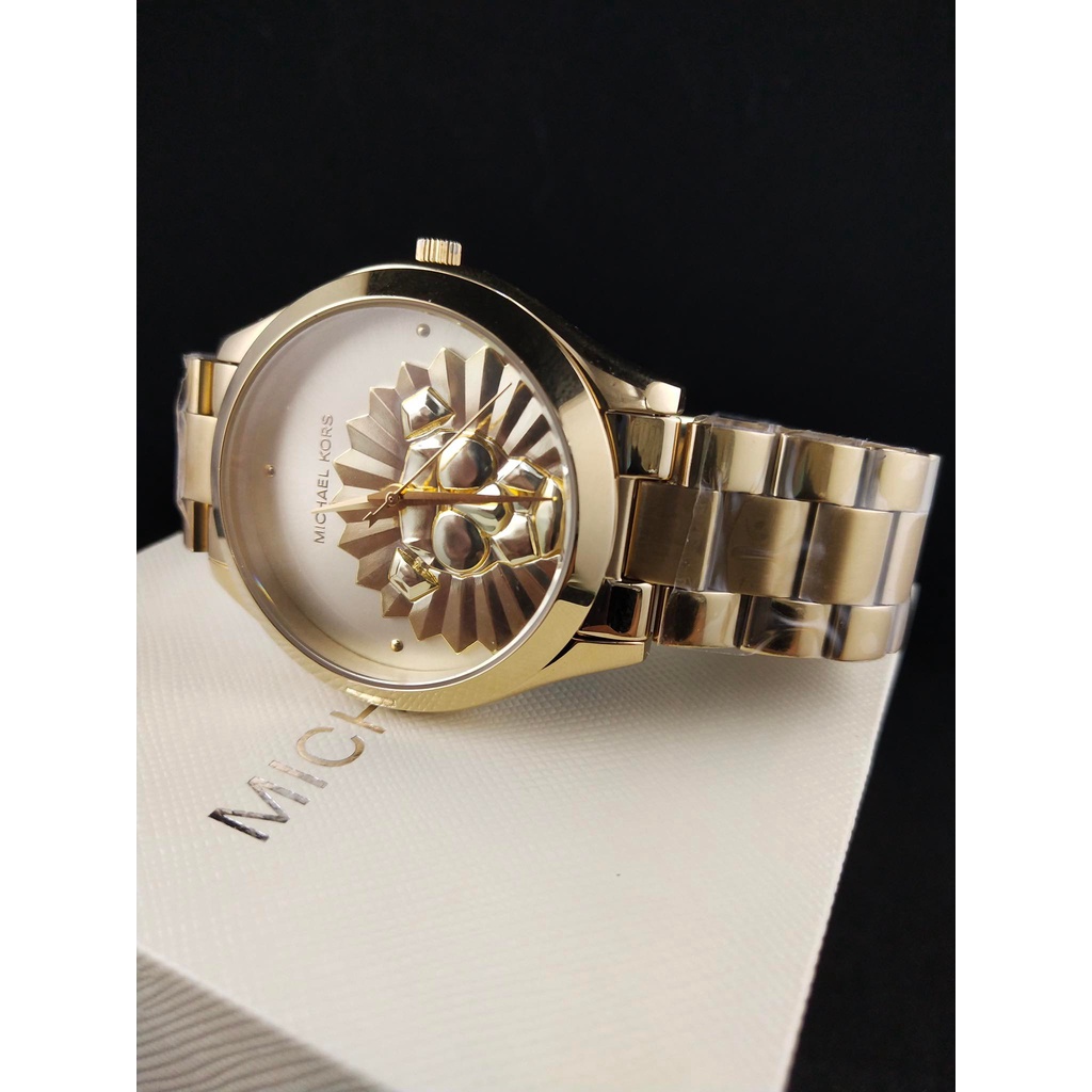 MI CHAEL KO RS LION pawnable stainless MK watch