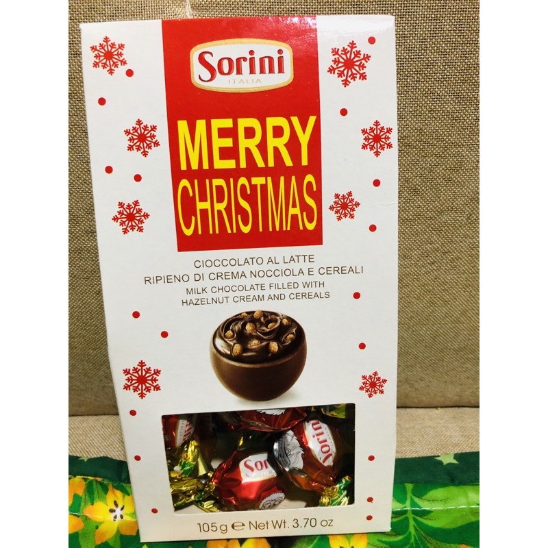 Sorini Italia Milk Chocolate Filled With Hazelnut Cream And Cereals