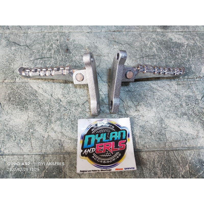 EGO FOOTREST REAR FOOTREST SHORT TYPE FOR SNIPER 150 /135 Shopee