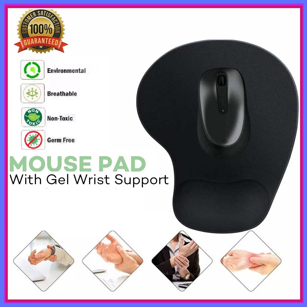 Ergonomic Mouse Mat Comfortable Mouse Pad Wrist Support Silicone Gel Wrist  Rest