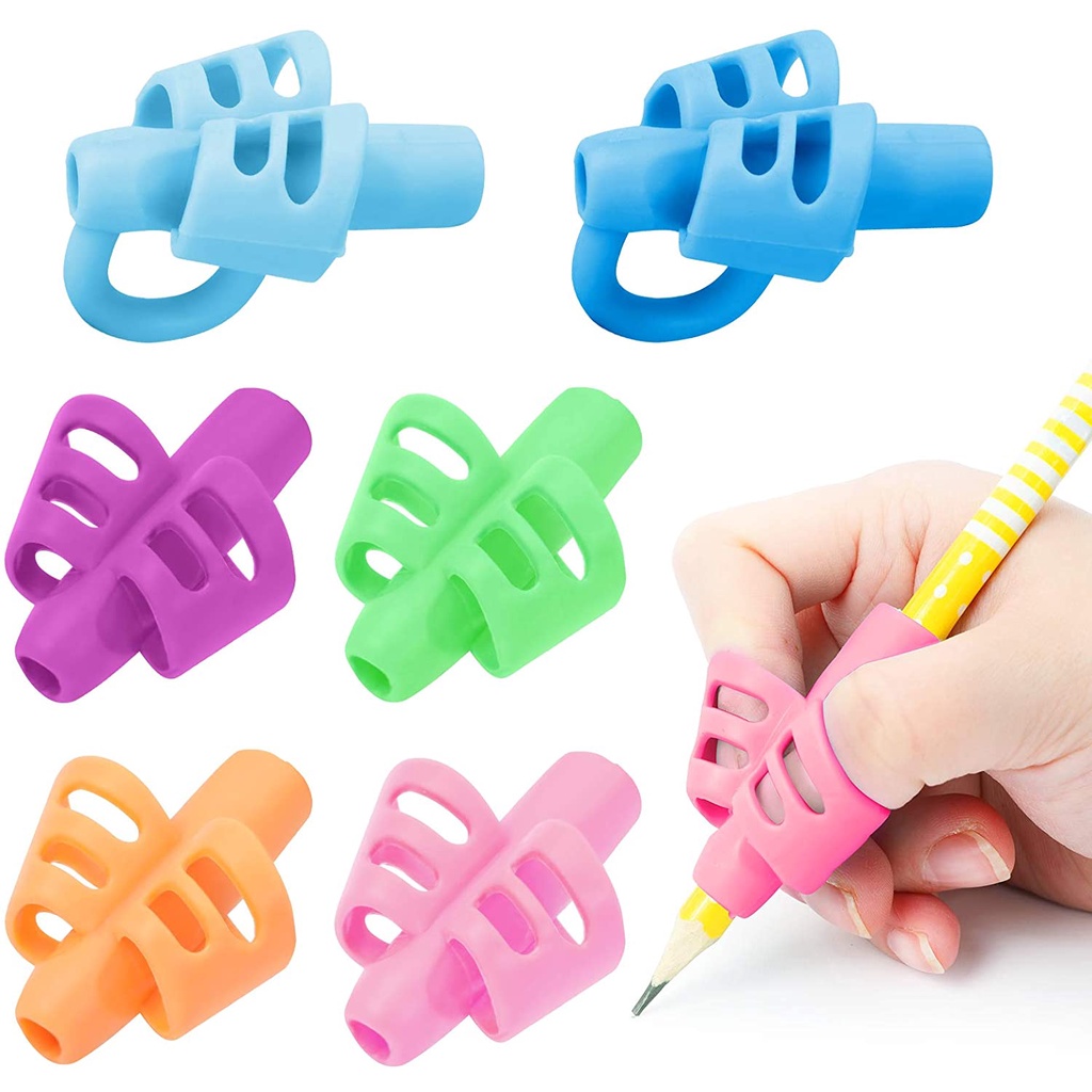 Pencil Holder Pen Writing Aid Grip Posture Correction Grip Holder ...