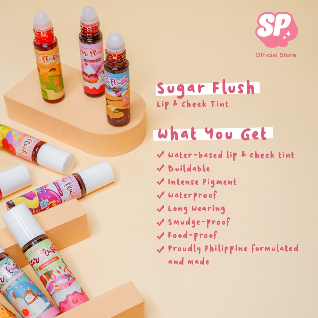 SkinPotions Sugar Flush Lip Tint (Cherry Bomb) Shopee Philippines
