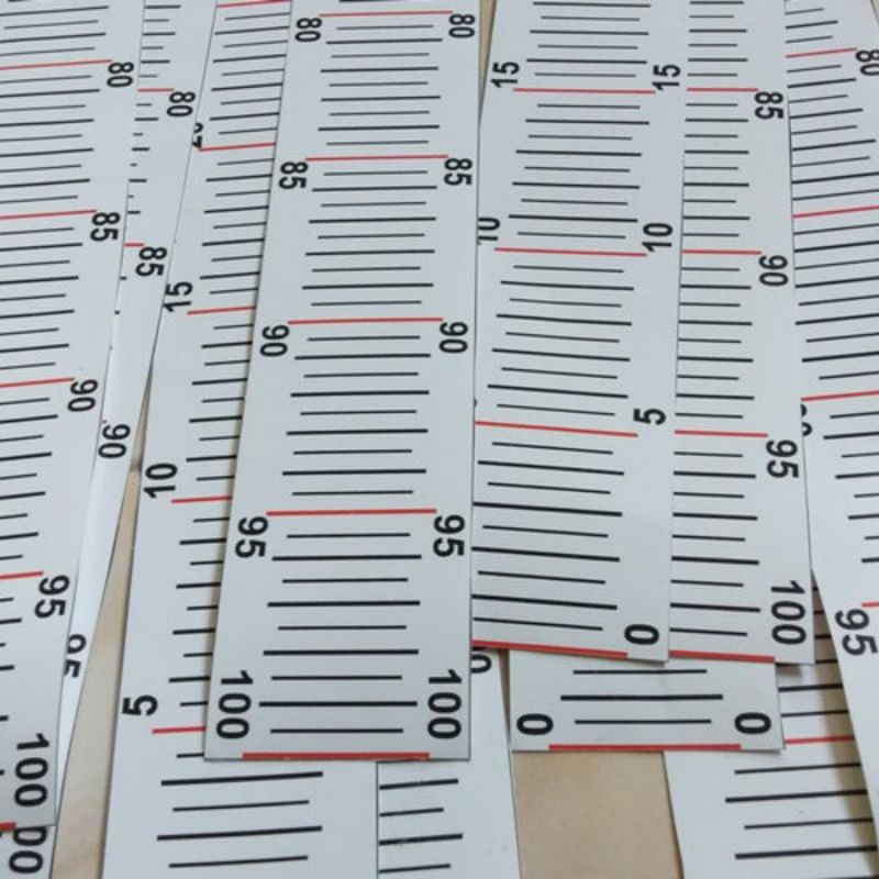 Koi fish measuring tub / ruler sticker | Shopee Philippines