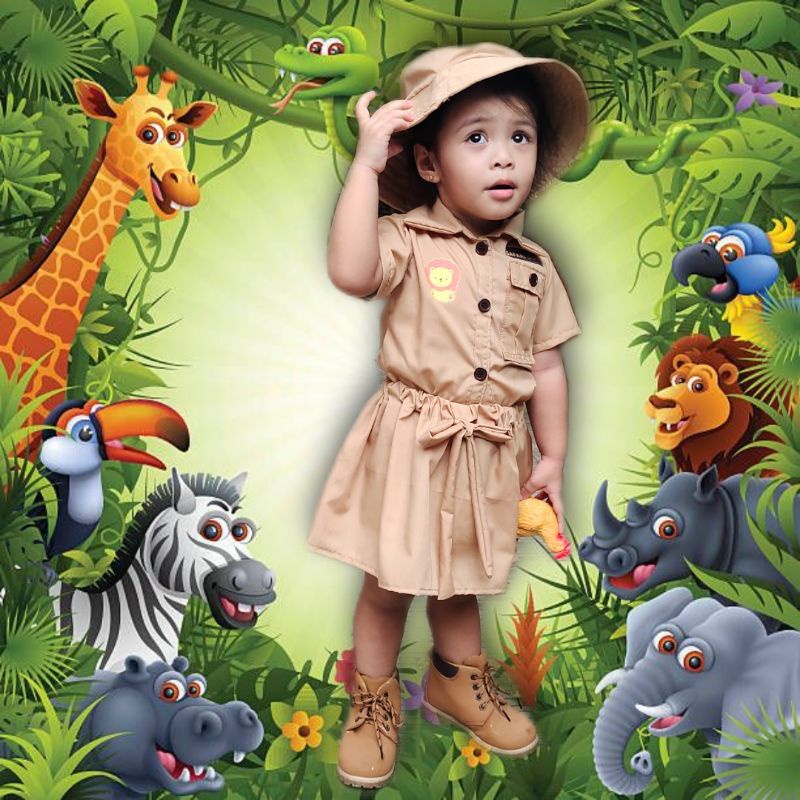 Childrens jungle fancy dress sale