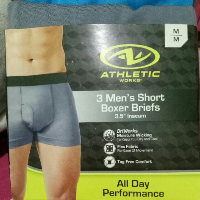 Athletic works store short boxer briefs