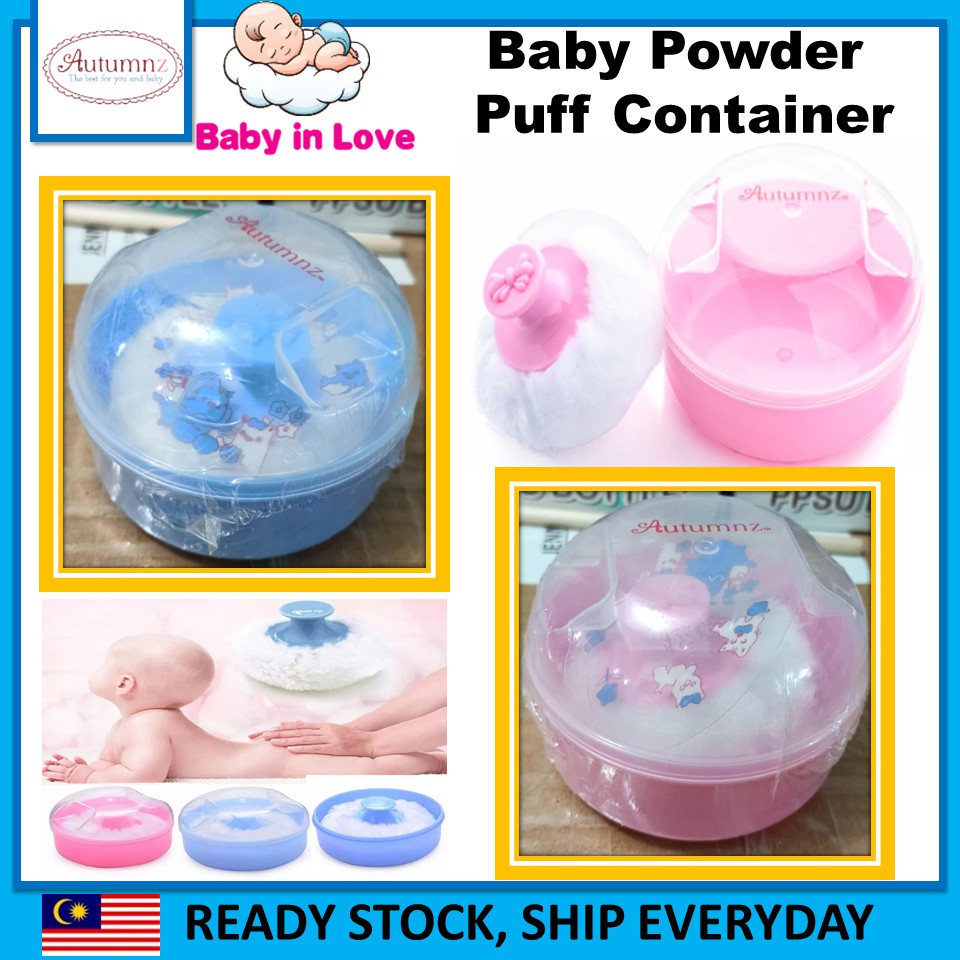 Autumnz Baby Powder Puff Container | Shopee Philippines